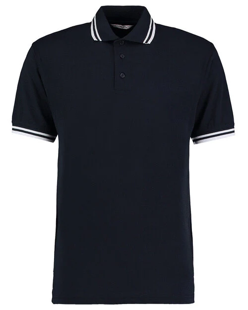 Kustom Kit KK409 Classic Fit Tipped Collar Two Tone Polo