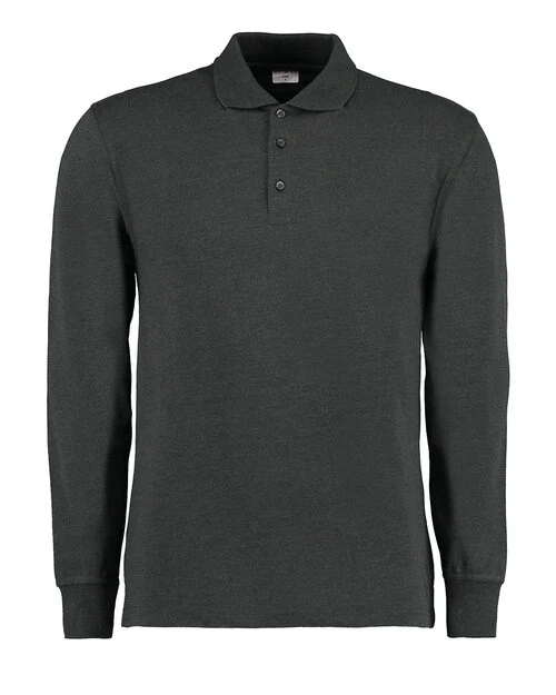 Kustom Kit KK430 Classic Fit Long Sleeve Polo - Image 4