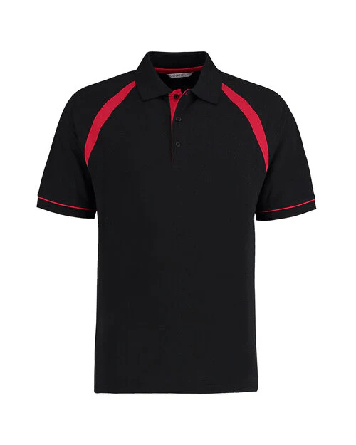 Kustom Kit KK615 Classic Fit Oak Hill Two Tone Polo - Image 3
