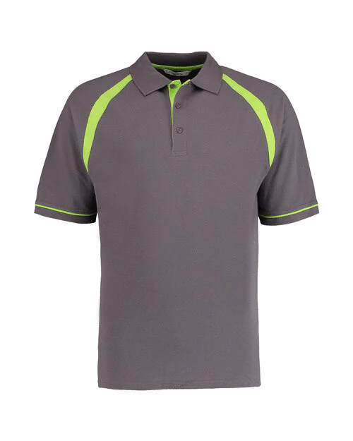 Kustom Kit KK615 Classic Fit Oak Hill Two Tone Polo - Image 6