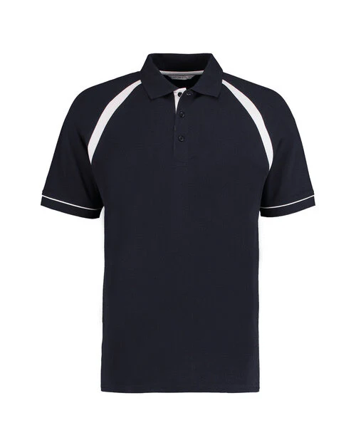 Kustom Kit KK615 Classic Fit Oak Hill Two Tone Polo - Image 8