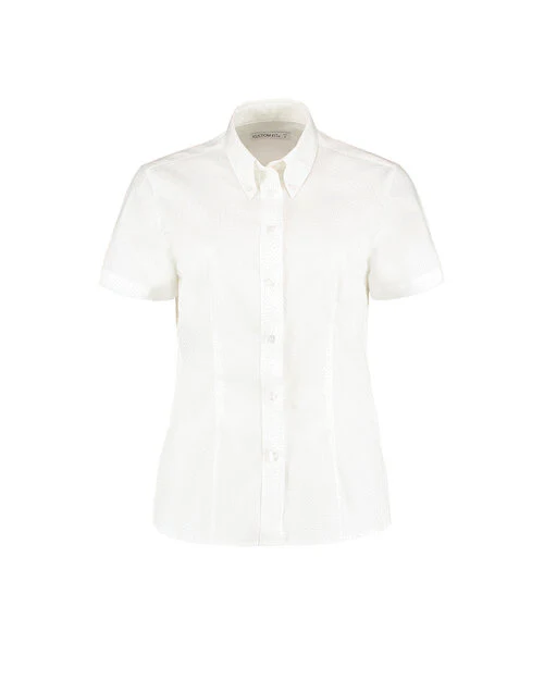 Kustom Kit KK701 Ladies Tailored Fit Premium Oxford Short Sleeve Shirt - Image 10
