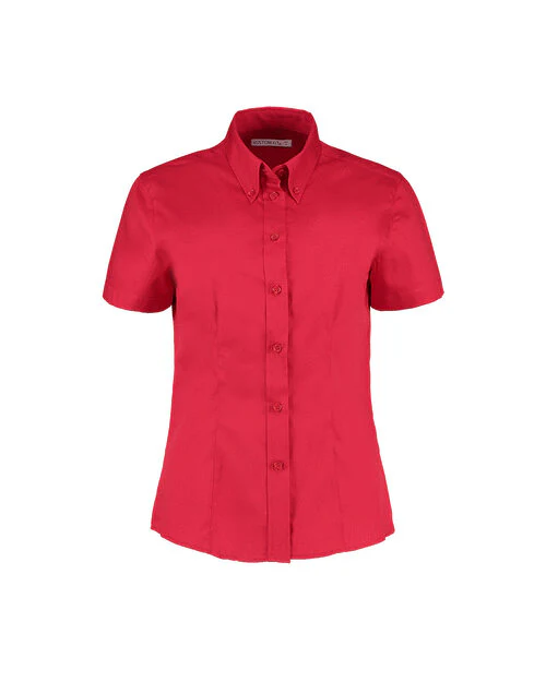 Kustom Kit KK701 Ladies Tailored Fit Premium Oxford Short Sleeve Shirt - Image 7