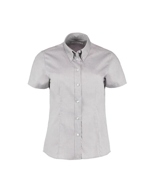 Kustom Kit KK701 Ladies Tailored Fit Premium Oxford Short Sleeve Shirt - Image 9
