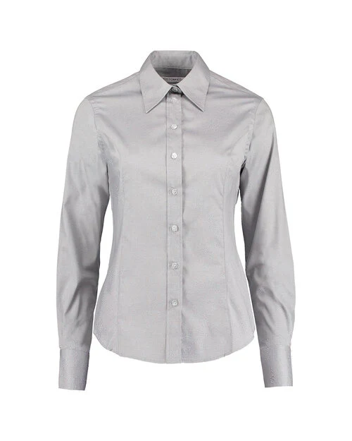 Kustom Kit KK702 Tailored Fit Premium Oxford Long Sleeve Shirt - Image 5