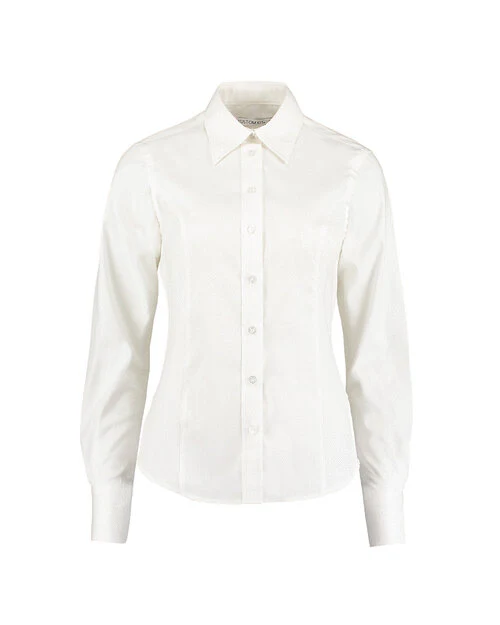 Kustom Kit KK702 Tailored Fit Premium Oxford Long Sleeve Shirt - Image 6
