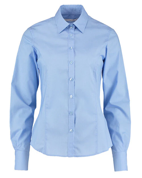 Kustom Kit KK743F Ladies Tailored Fit Business Long Sleeve Shirt - Image 3