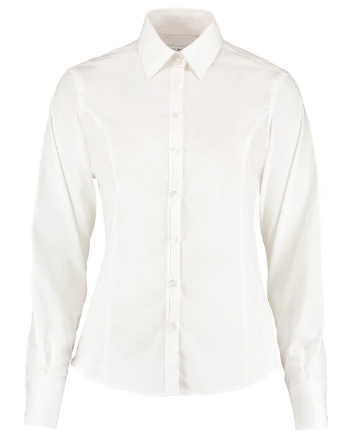Kustom Kit KK743F Ladies Tailored Fit Business Long Sleeve Shirt - Image 4