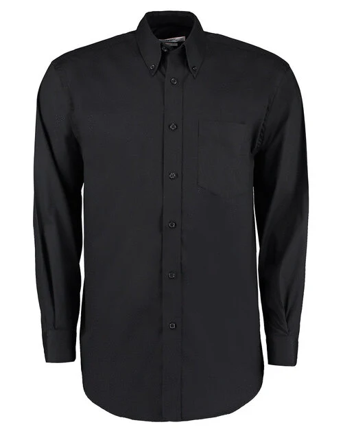 KUSTOM KIT Mens Coporate Oxford L/L Shirt