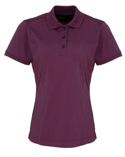Premier Workwear Ladies Coolchecker Pique Polo Shirt - PR616M - Image 2