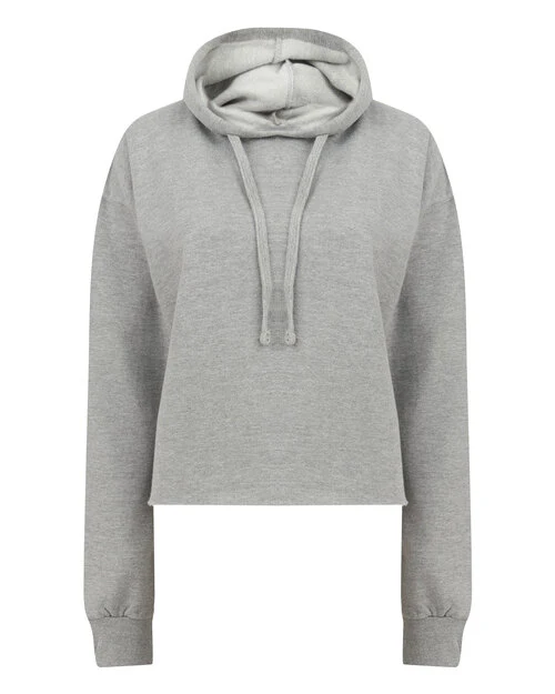 SF Clothing Ladies Cropped Slounge Hoodie - ST516M - Image 3