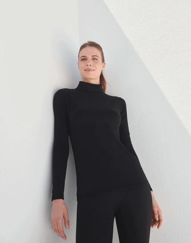 SF Clothing Ladies Feel Good Stretch Roll Neck Top - ST125M