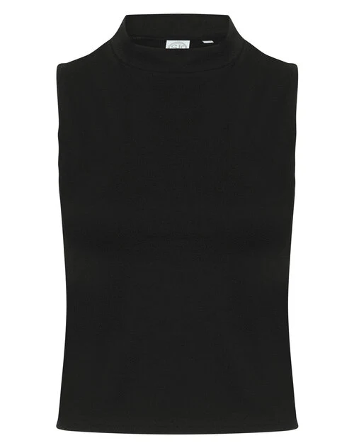 SF Clothing Ladies High Neck Crop Vest - ST170M - Image 2