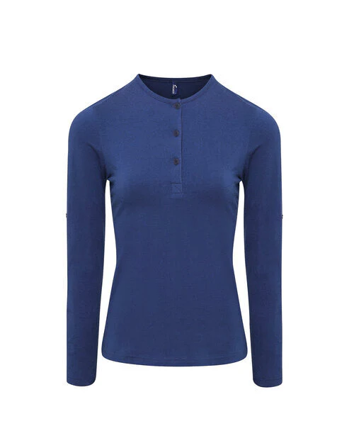 Premier Workwear Ladies Long John Roll Sleeve Tee - PR318M - Image 3