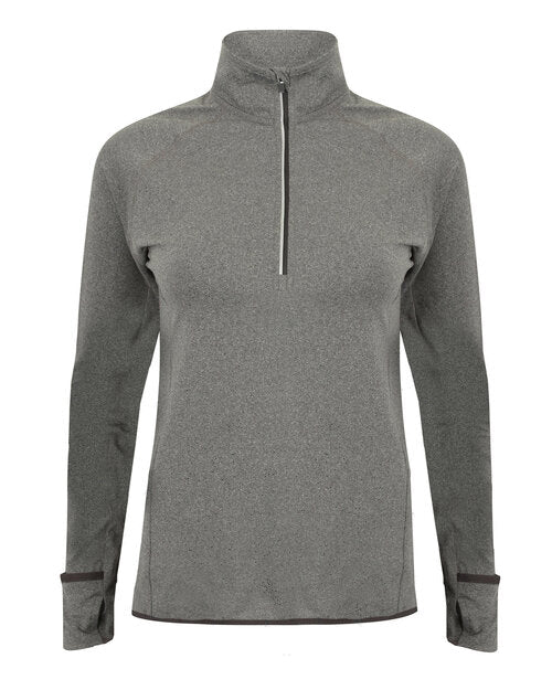 Tombo Ladies Long Sleeve 1/4 Zip Top - TL563M - Image 3