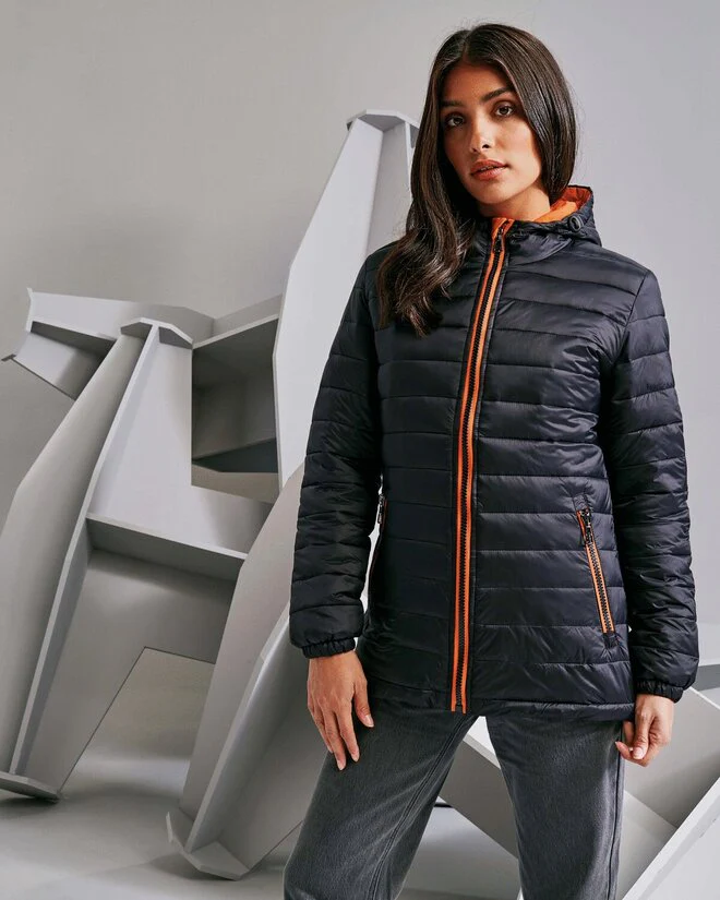 2786 Ladies Padded Jacket - TS016F - Image 3