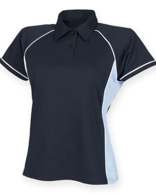 Finden & Hales Ladies Piped Performance Polo - LV371M - Image 6