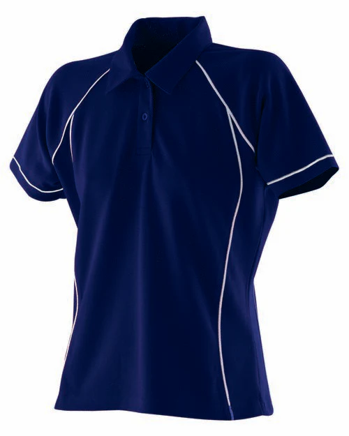 Finden & Hales Ladies Piped Performance Polo - LV371M - Image 7