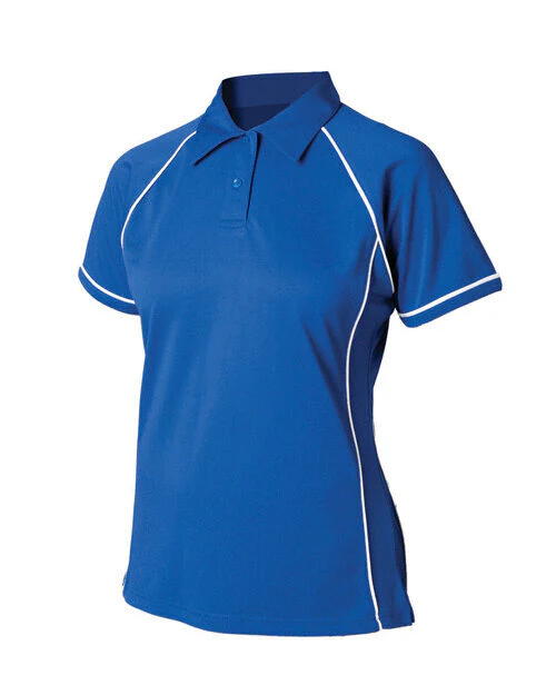 Finden & Hales Ladies Piped Performance Polo - LV371M - Image 8