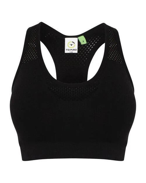 Tombo Ladies Seamless Crop Top - TL696M - Image 2