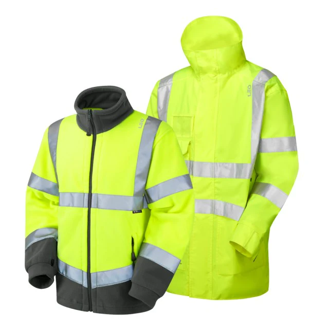 Leo Workwear 3-In-1 Clovelly Anorak (Cl.3) With Hartland Fleece (Cl.3) - Image 11