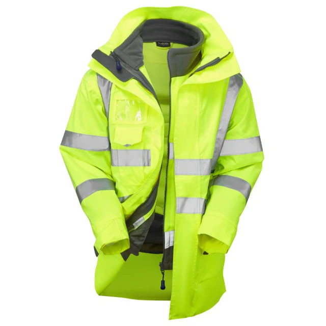 Leo Workwear 3-In-1 Clovelly Anorak (Cl.3) With Hartland Fleece (Cl.3) - Image 8