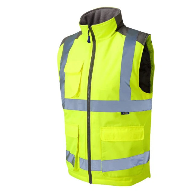 Leo Workwear A04/Bw01-Y-Xl Associated Asphalt (Without Contracting) Front Left & Rear - Image 4