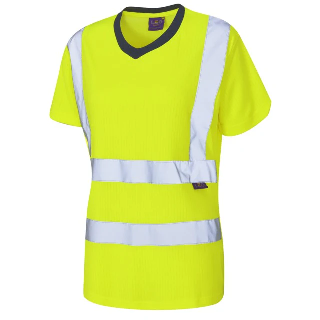 Leo Workwear Belstone Iso 20471 Cl 2 Comfort Women'S T-Shirt - Image 3