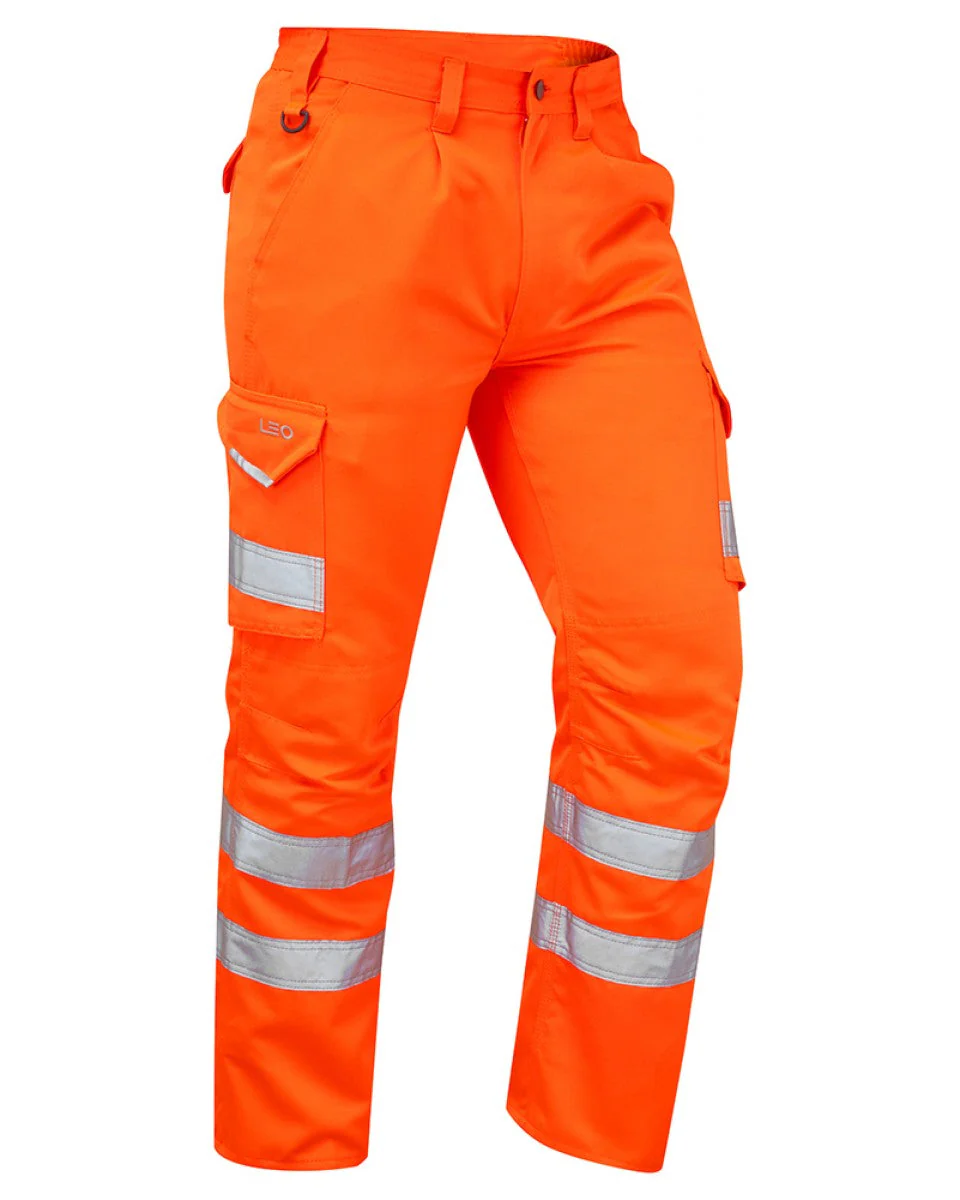 Leo Workwear Bideford Poly/Cotton Cargo Trousers - Ct01 (Cont) - [CLEARANCE]