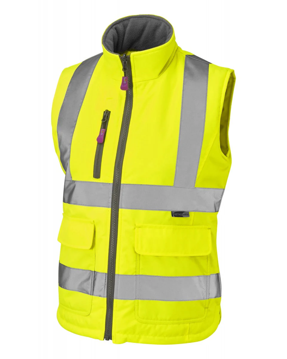Leo Workwear Sandymere Iso 20471 Cl 1 Women'S Bodywarmer - [CLEARANCE]