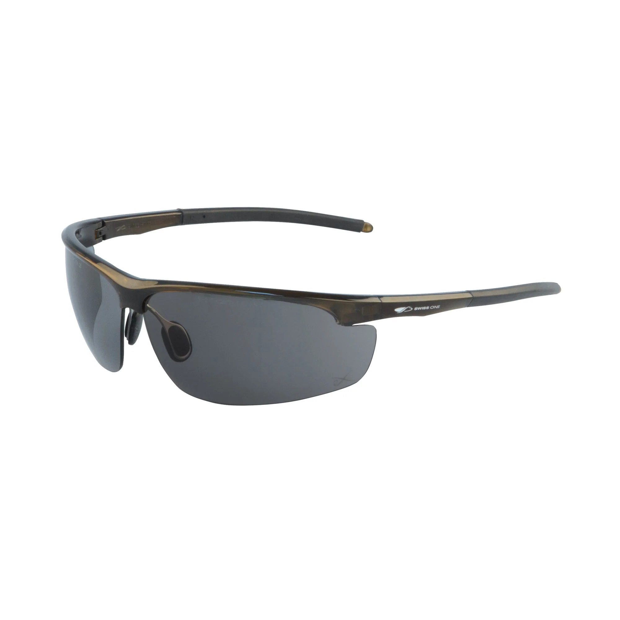 JSP Leone Safety Specs - Photochromatic Anti-scratch/Anti-mist Lenses - Brown Frames