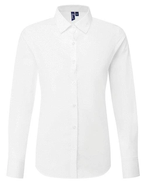 Premier Workwear Long Sleeve Poplin Shirt - PR303F - Image 3