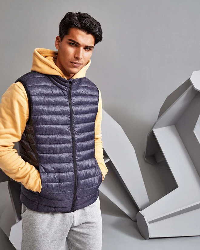 2786 Melange Padded Gilet - TS038M