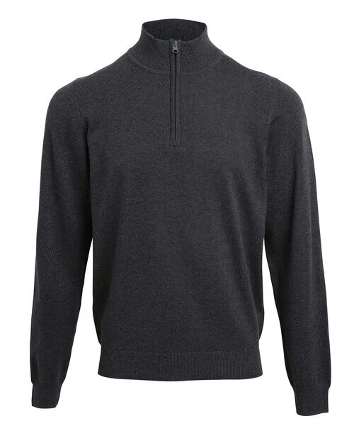 Premier Workwear Mens 1/4 Zip Knitted Sweater - PR695M - Image 3