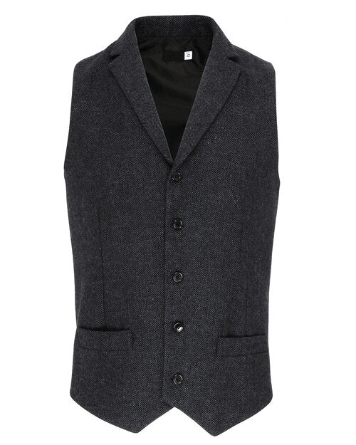 Premier Workwear Mens Herringbone Waistcoat - PR625M - Image 3