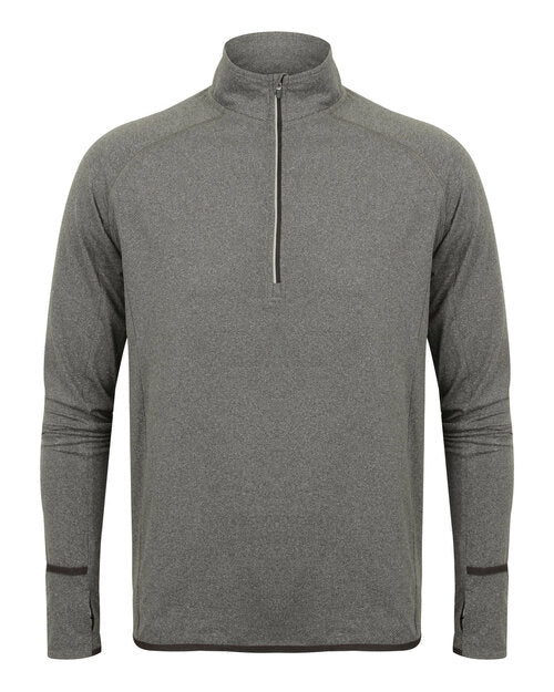 Tombo Mens Long Sleeve 1/4 Zip Top - TL562M