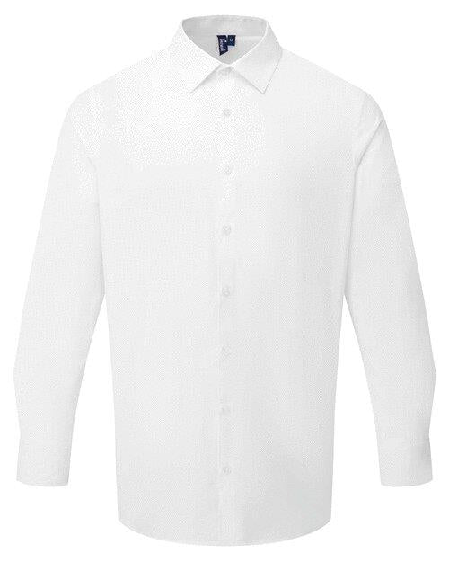 Premier Workwear Mens Long Sleeve Poplin Shirt - PR203M - Image 3
