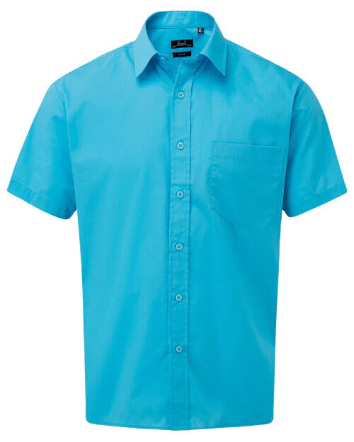 Premier Workwear Mens Short Sleeve Poplin Shirt - PR202M - Image 16