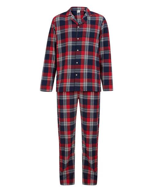 SF Clothing Mens Tartan Lounge Set - SF074M - Image 2