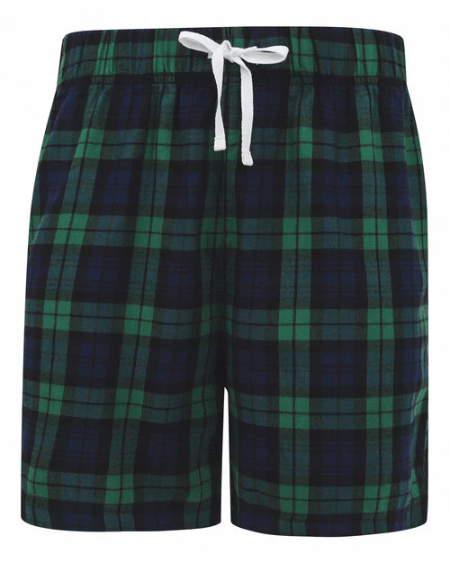 SF Clothing Mens Tartan Lounge Shorts - SF082M - Image 3