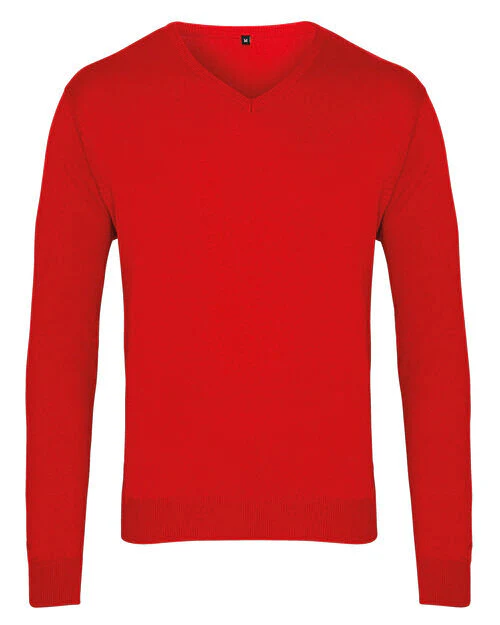 Premier Workwear Mens V-Neck Knitted Sweater - PR694M
