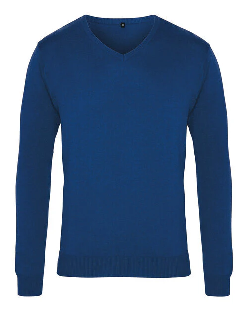 Premier Workwear Mens V-Neck Knitted Sweater - PR694M - Image 6