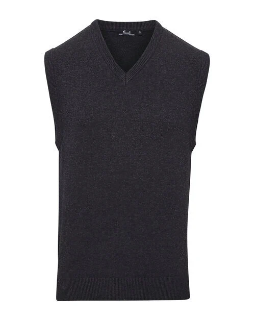 Premier Workwear Mens V-Neck Sleeveless Sweater - PR699M - Image 3