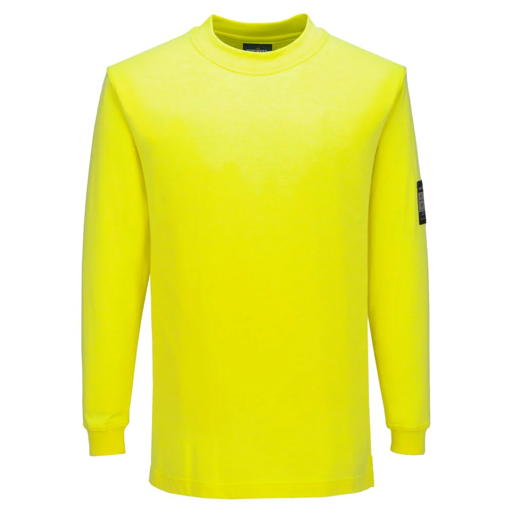 Portwest Modaflame Knit FR Long Sleeve T-Shirt - Image 2