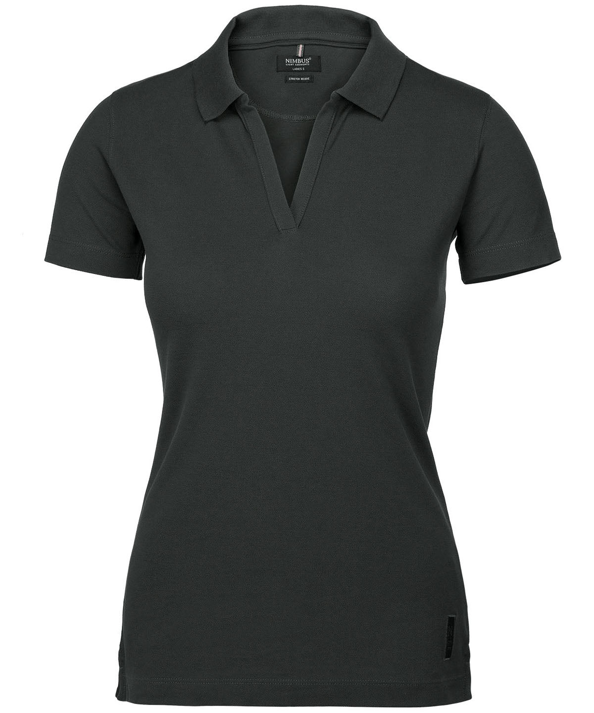 Nimbus Womens Harvard V-Neck Stretch Deluxe Polo - Image 2