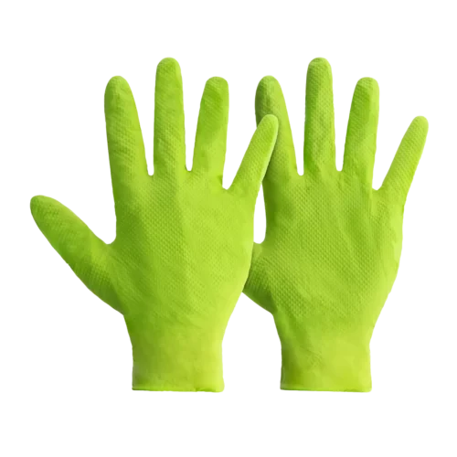 Nitrile Ideall grip Green 50 gloves