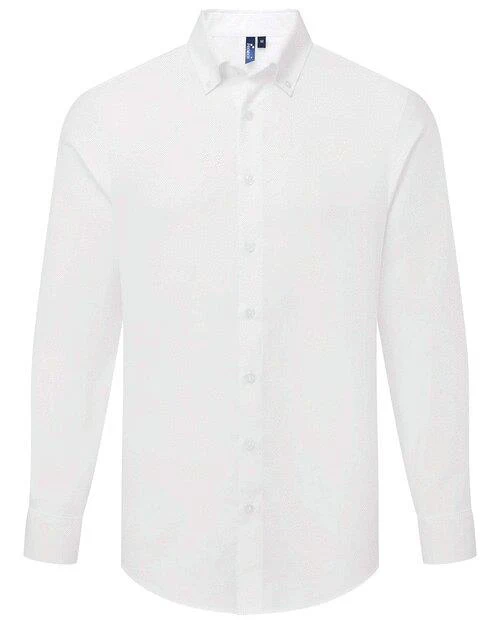 Premier Workwear Oxford Mens Long Sleeve Shirt - PR284M - Image 6