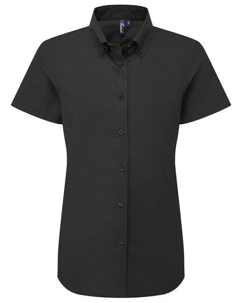 Premier Workwear Oxford Short Sleeve Shirt - PR386F - Image 2