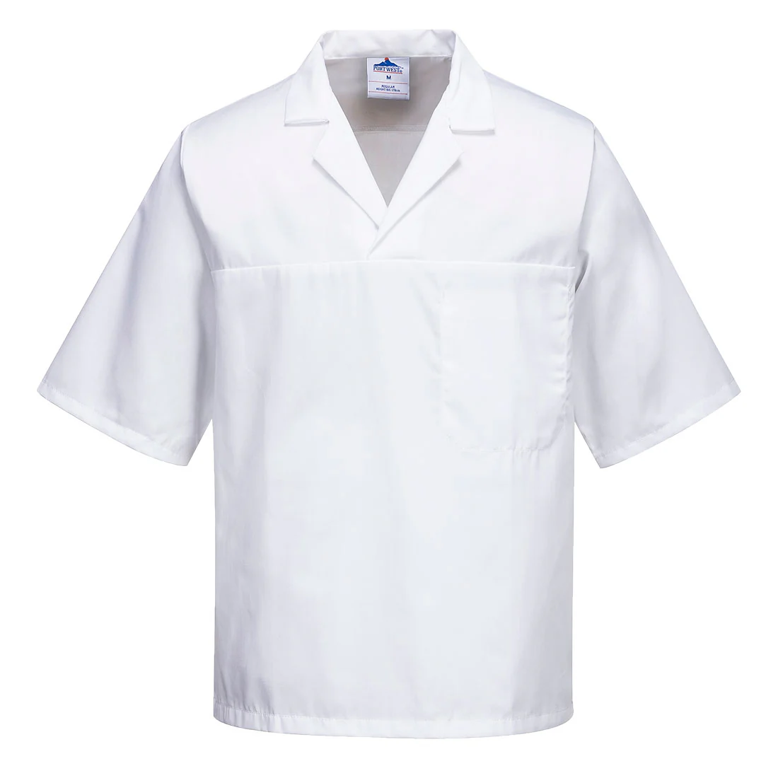 Portwest 2209 Bakers Shirt Short Sleeved for Food Industry - Image 2