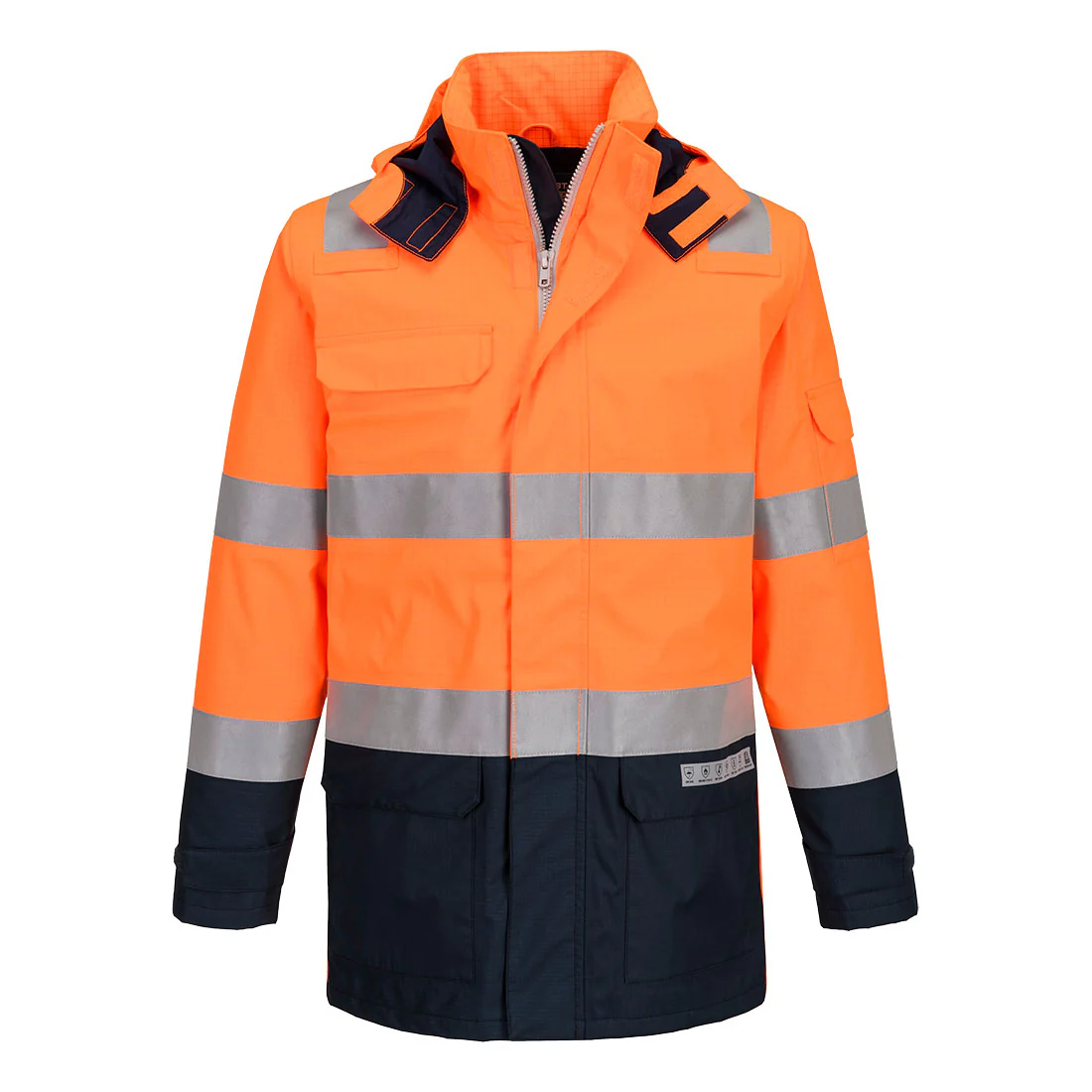 Portwest Bizflame Rain+ Hi-Vis Light Arc Jacket - Image 2